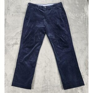 Polo Ralph Lauren Pants Mens 38x32 Navy Corduroy Stretch Classic Fit Trousers